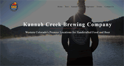 Desktop Screenshot of kannahcreekbrewingco.com